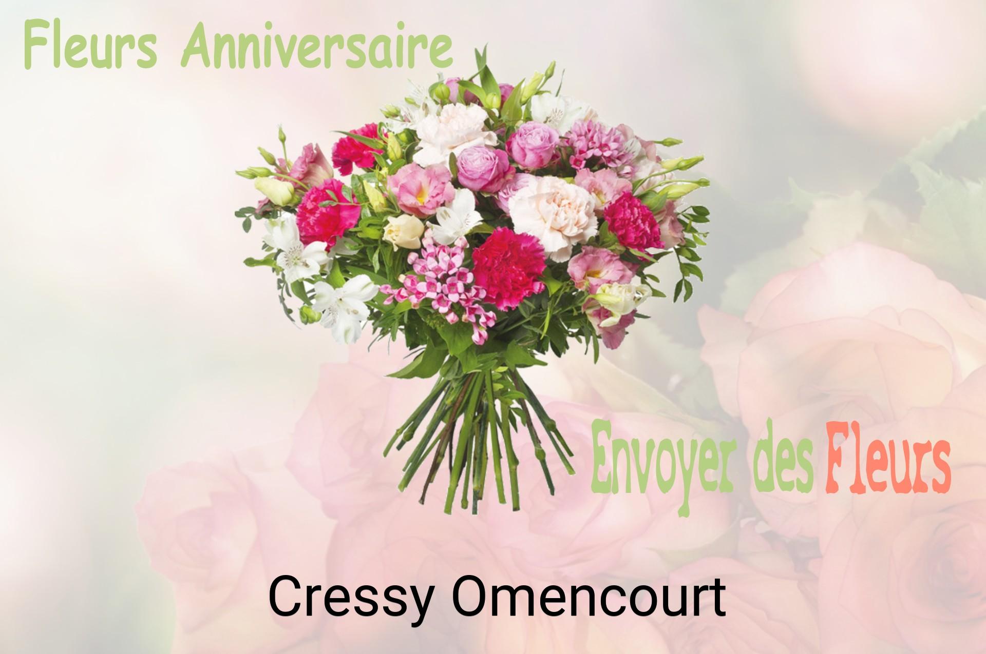 Bouquet de fleurs d’anniversaire livré à Cressy-Omencourt